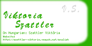 viktoria szattler business card
